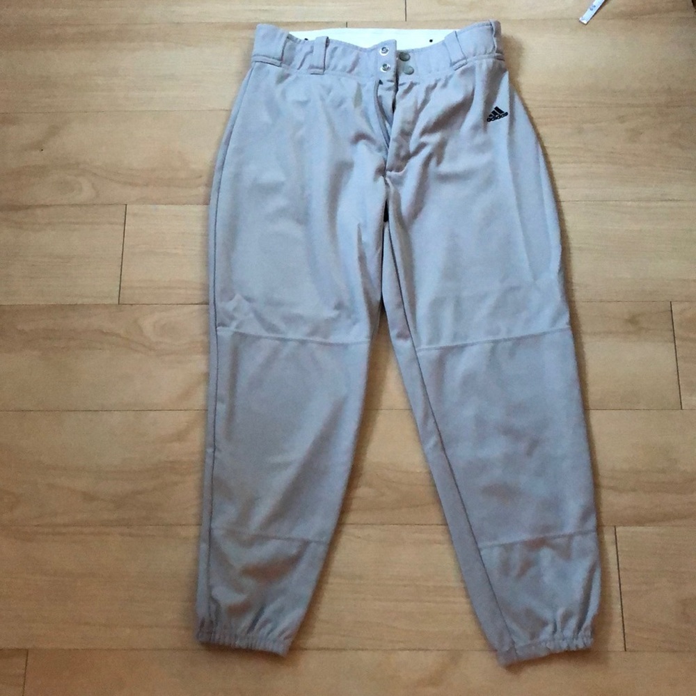 Adidas Grey Baseball Pants - Sz XL